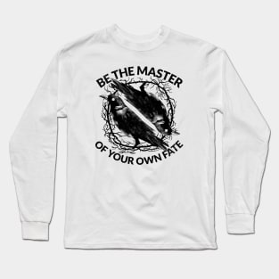 Be the Master of Your Own Fate - Stoic Crow Long Sleeve T-Shirt